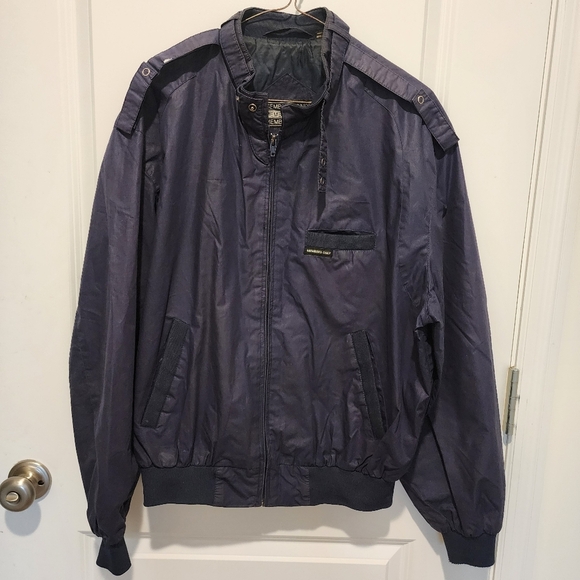 Vintage Member’s Only Classic Iconic Racer Jacket Navy Blue Men's Size 42 Large - Picture 7 of 15